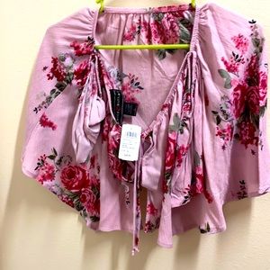 Windsor off the shoulder crop top